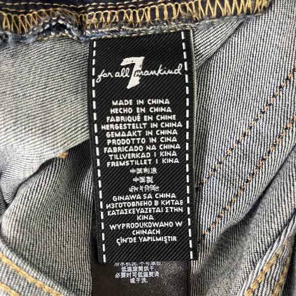 7 for all Mankind Women's Bundle of 2 B(AIR) Ankle Skinny Jeans Size 28 - Picture 16 of 16